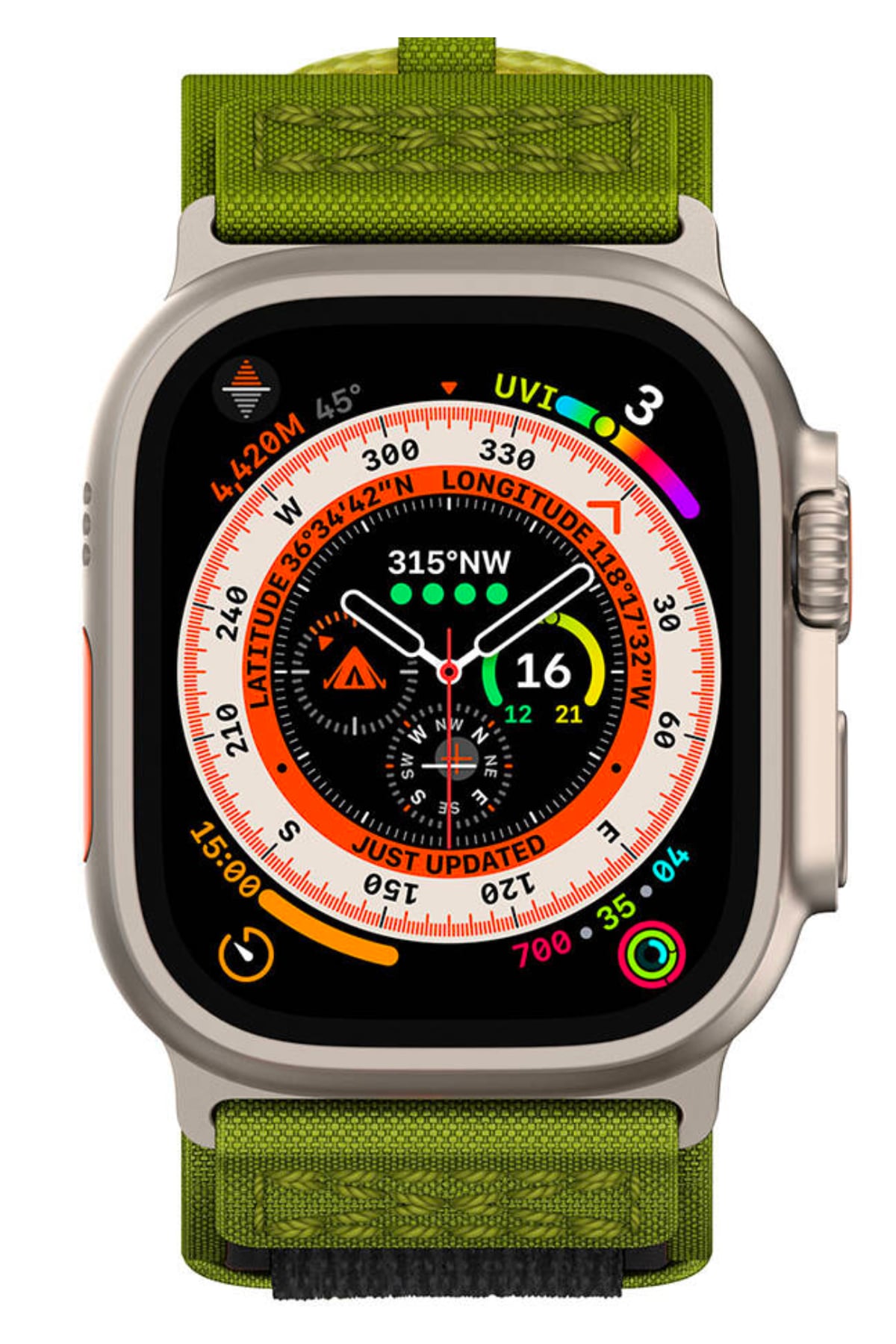 Apple Watch Uyumlu Tactical Loop Kordon Tropical  bikordon
