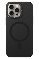 Youngkit Velvet iPhone 15 Pro Max Magsafe Uyumlu Kılıf Siyah Youngkit
