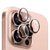 Wiwu LG-004 PVD Apple iPhone 16 Serisi Metal Kamera Lens Koruyucu - Rose Gold