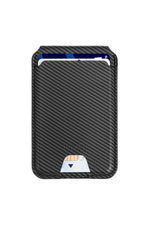 Wiwu MW-003 Magsafe Uyumlu Standlı Deri Kartlık Karbon Siyah Wiwu