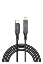 Wiwu Wi-C020 30W iPhone Hızlı Şarj Kablosu Lightning to Type-C 1.2M Wiwu