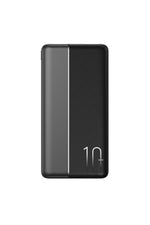 Wiwu Wi-P032 Dual USB-A ve Type-C PD LED Göstergeli Powerbank 10000mAh Siyah Wiwu