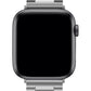 Apple Watch Uyumlu Üç Bakla Çelik Loop Kordon Gümüş Gri