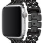 Apple Watch Uyumlu Çelik Zincir Loop Kordon Siyah