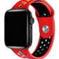 Apple Watch Uyumlu Silikon Delikli Spor Kordon Lal