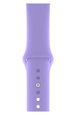 Apple Watch Uyumlu Silikon Spor Kordon Mauve bikordon