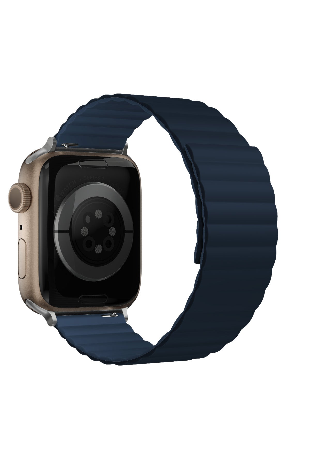 Apple Watch Uyumlu Baklalı Louis Loop Kordon Admiral Blue  bikordon