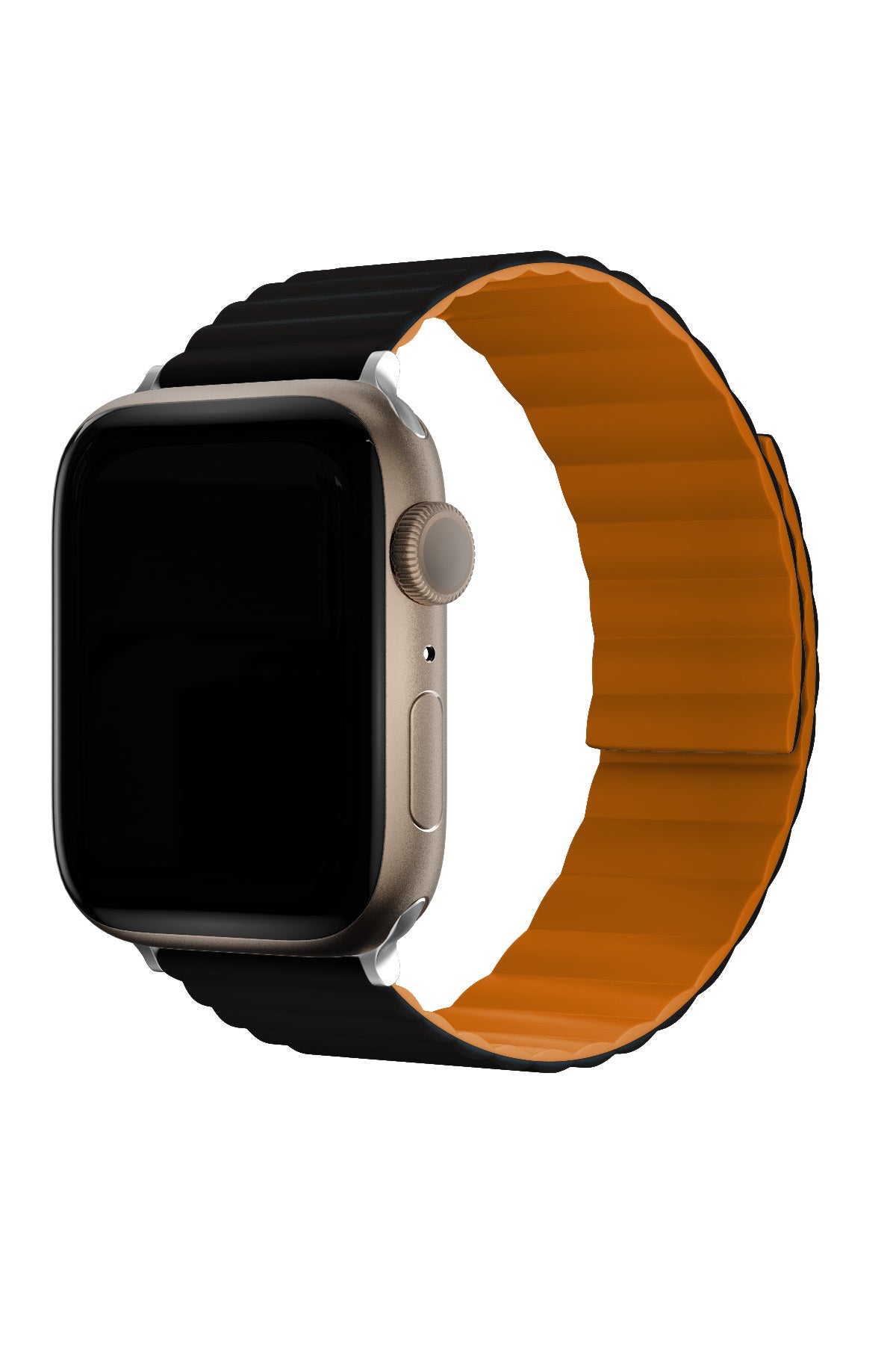 Apple Watch Uyumlu Baklalı Louis Loop Kordon Black Alloy  bikordon