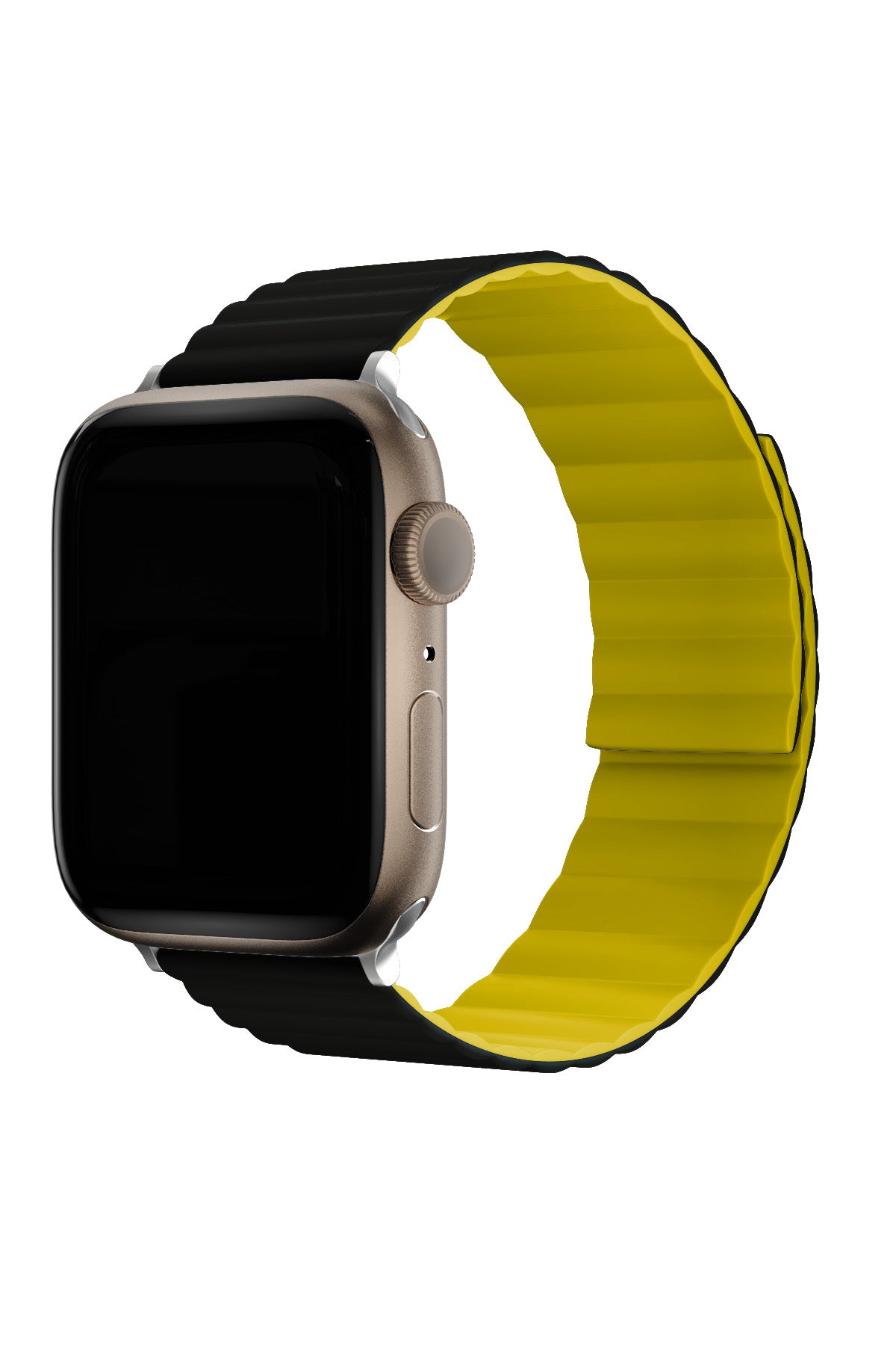 Apple Watch Uyumlu Baklalı Louis Loop Kordon Black Aureolin  bikordon
