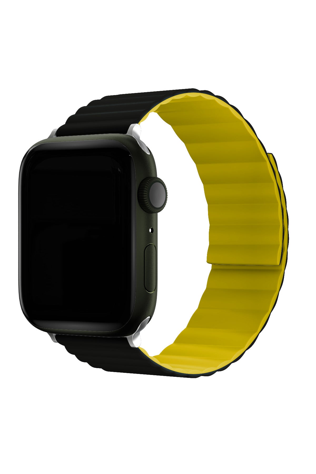 Apple Watch Uyumlu Baklalı Louis Loop Kordon Black Aureolin  bikordon