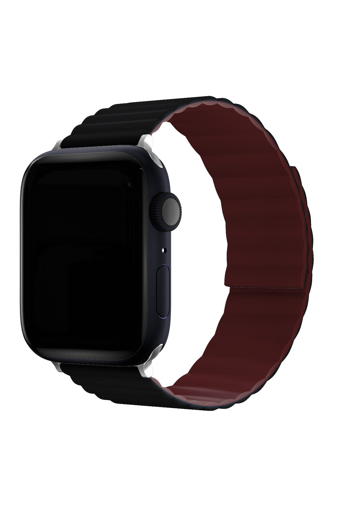 Apple Watch Uyumlu Baklalı Louis Loop Kordon Cool Black  bikordon
