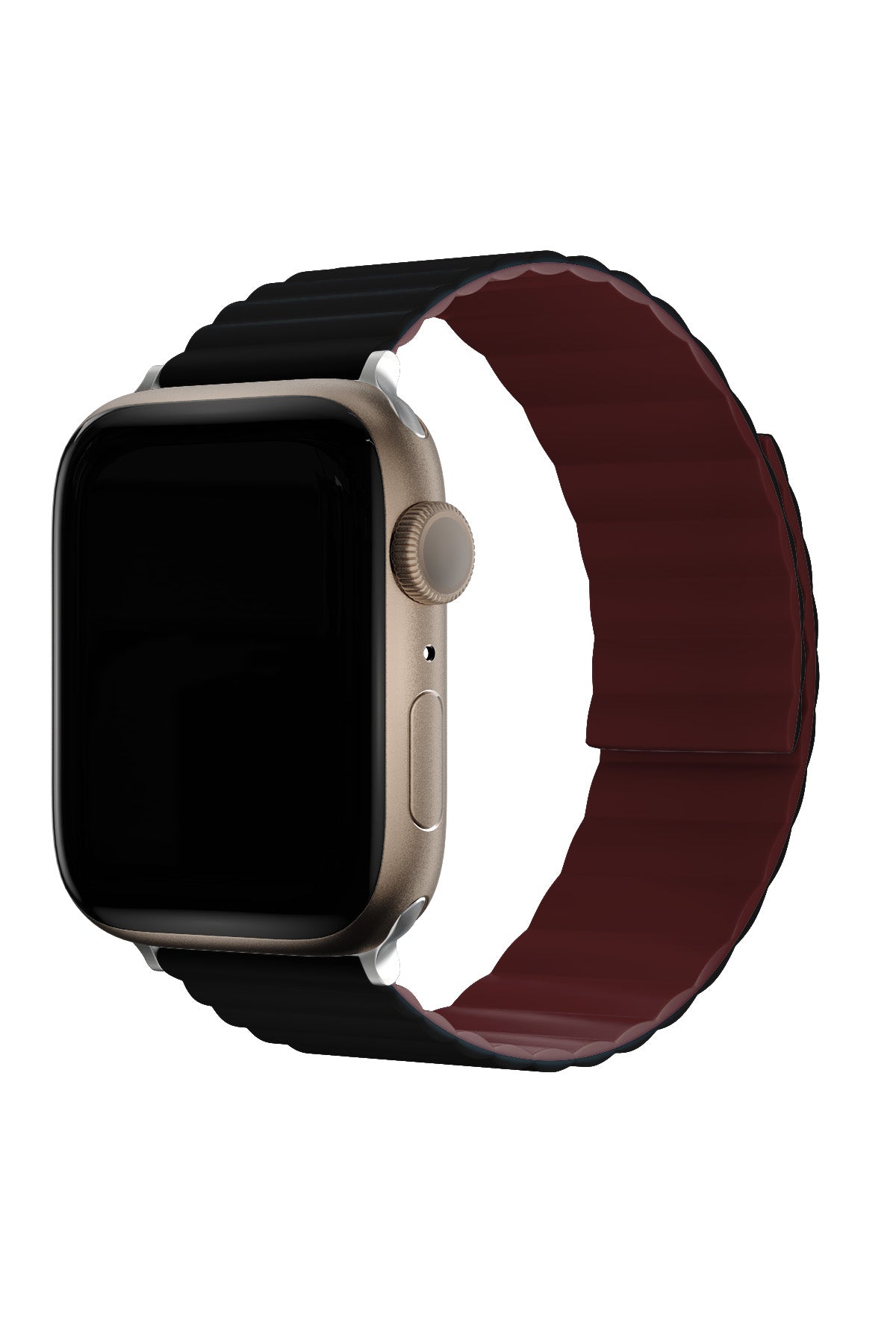 Apple Watch Uyumlu Baklalı Louis Loop Kordon Cool Black  bikordon