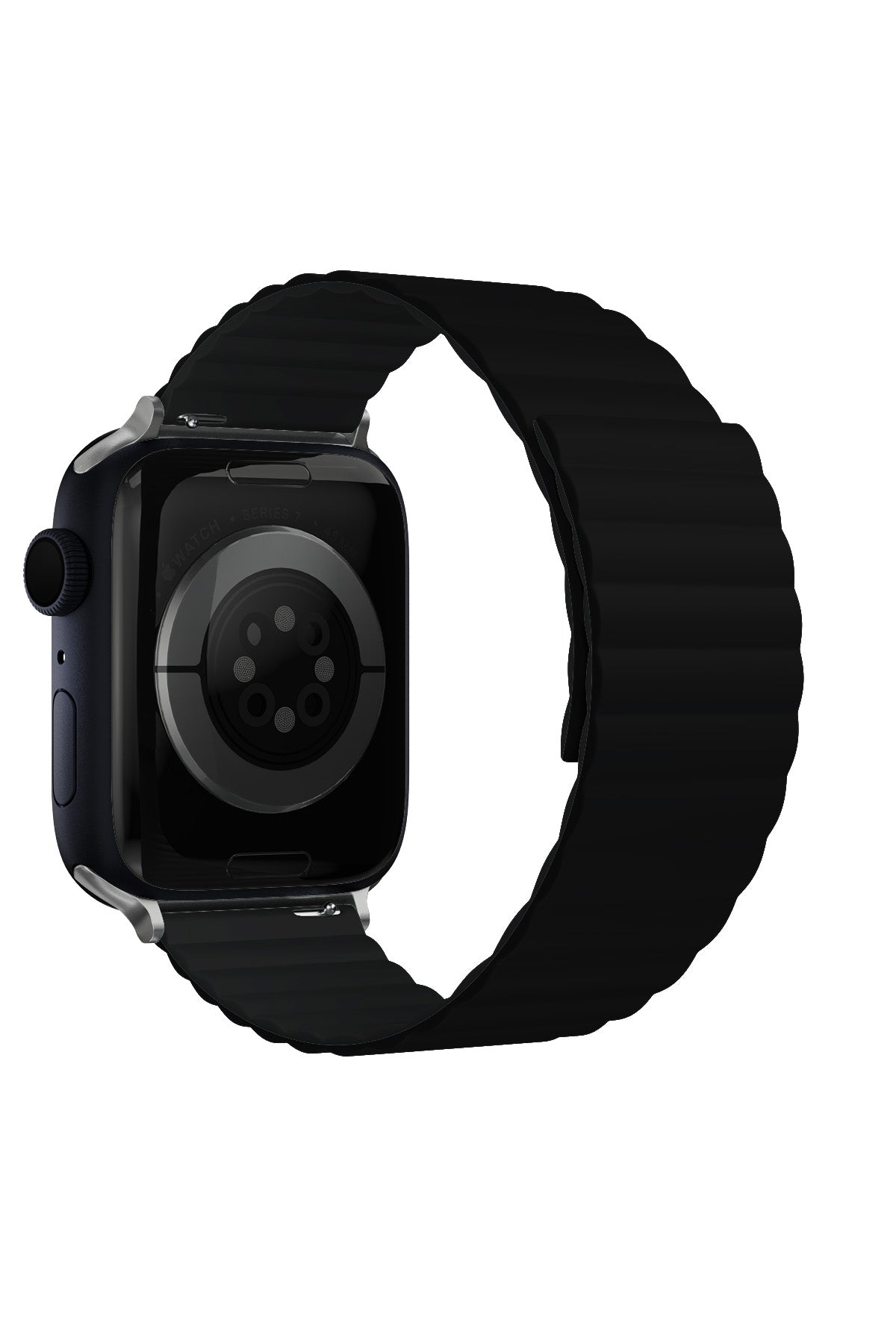 Apple Watch Uyumlu Baklalı Louis Loop Kordon Neutral Black  bikordon