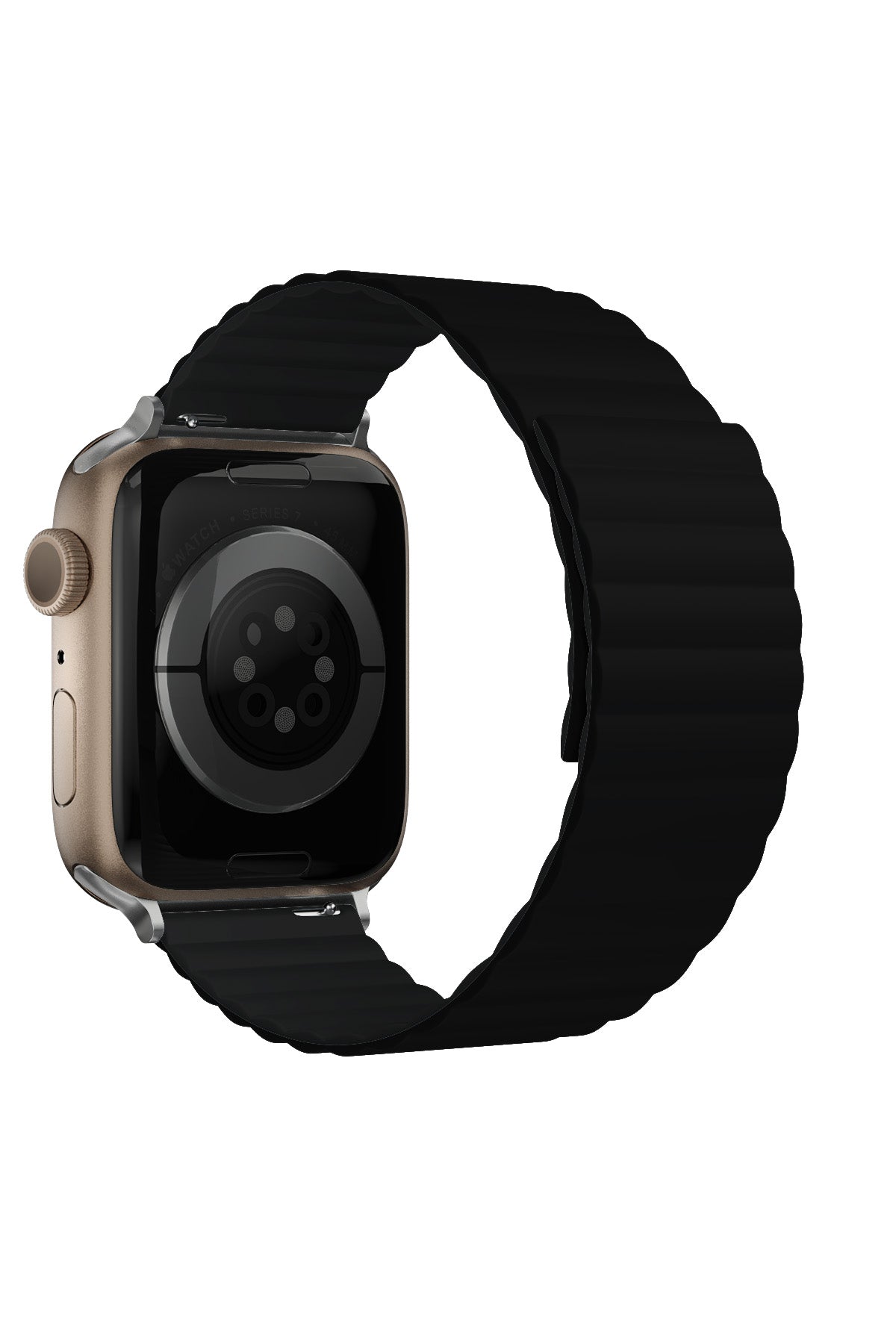 Apple Watch Uyumlu Baklalı Louis Loop Kordon Neutral Black  bikordon