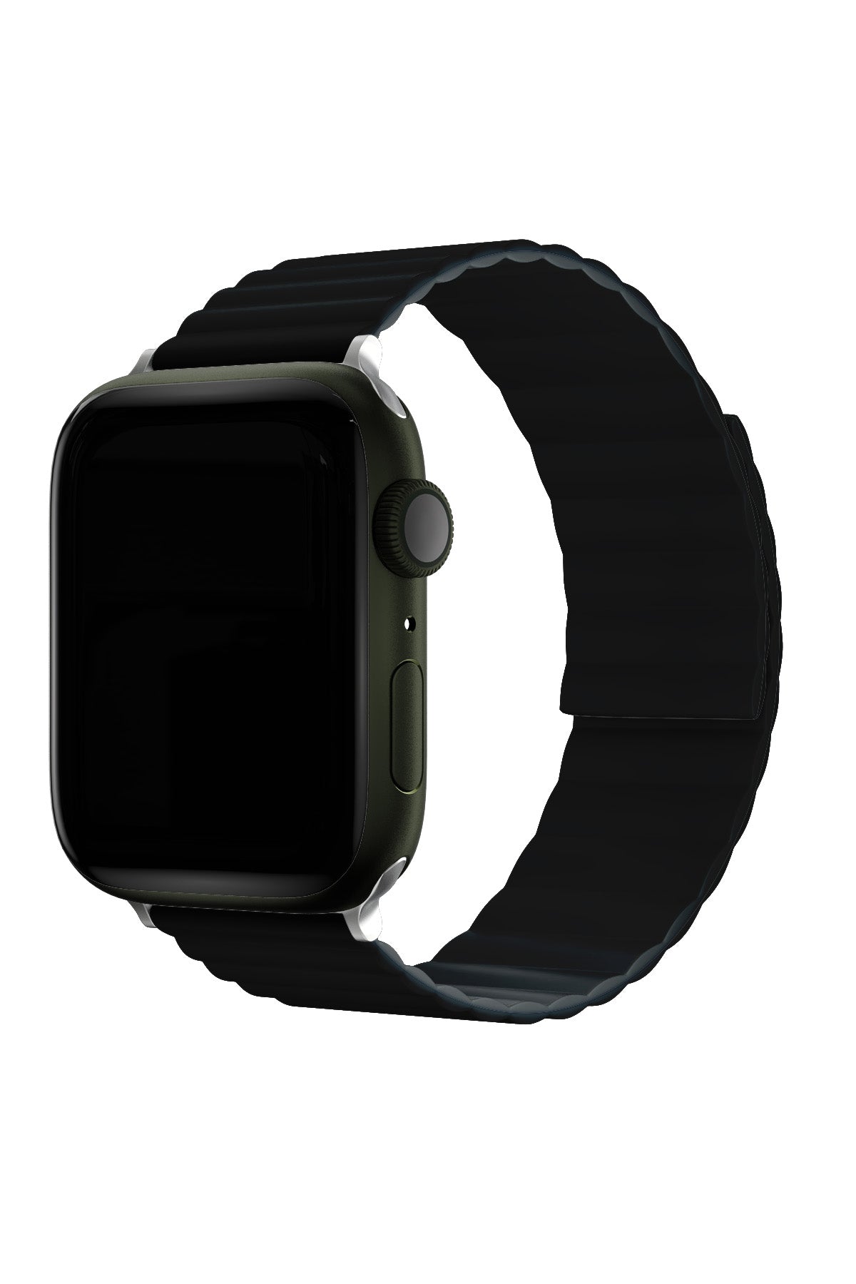 Apple Watch Uyumlu Baklalı Louis Loop Kordon Neutral Black  bikordon