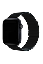 Apple Watch Uyumlu Baklalı Louis Loop Kordon Neutral Black  bikordon