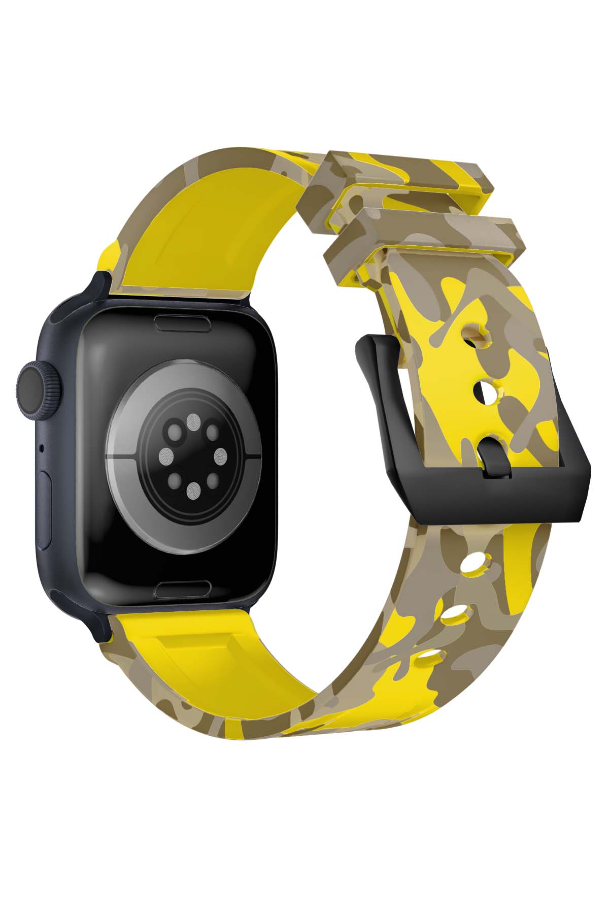 Apple Watch Uyumlu Camouflage Loop Silikon Kordon Sunflower  bikordon