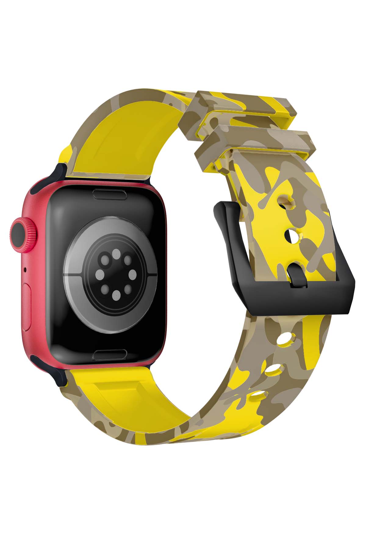 Apple Watch Uyumlu Camouflage Loop Silikon Kordon Sunflower  bikordon