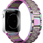 Apple Watch Uyumlu Crystal Loop Çelik Kordon Chameleon
