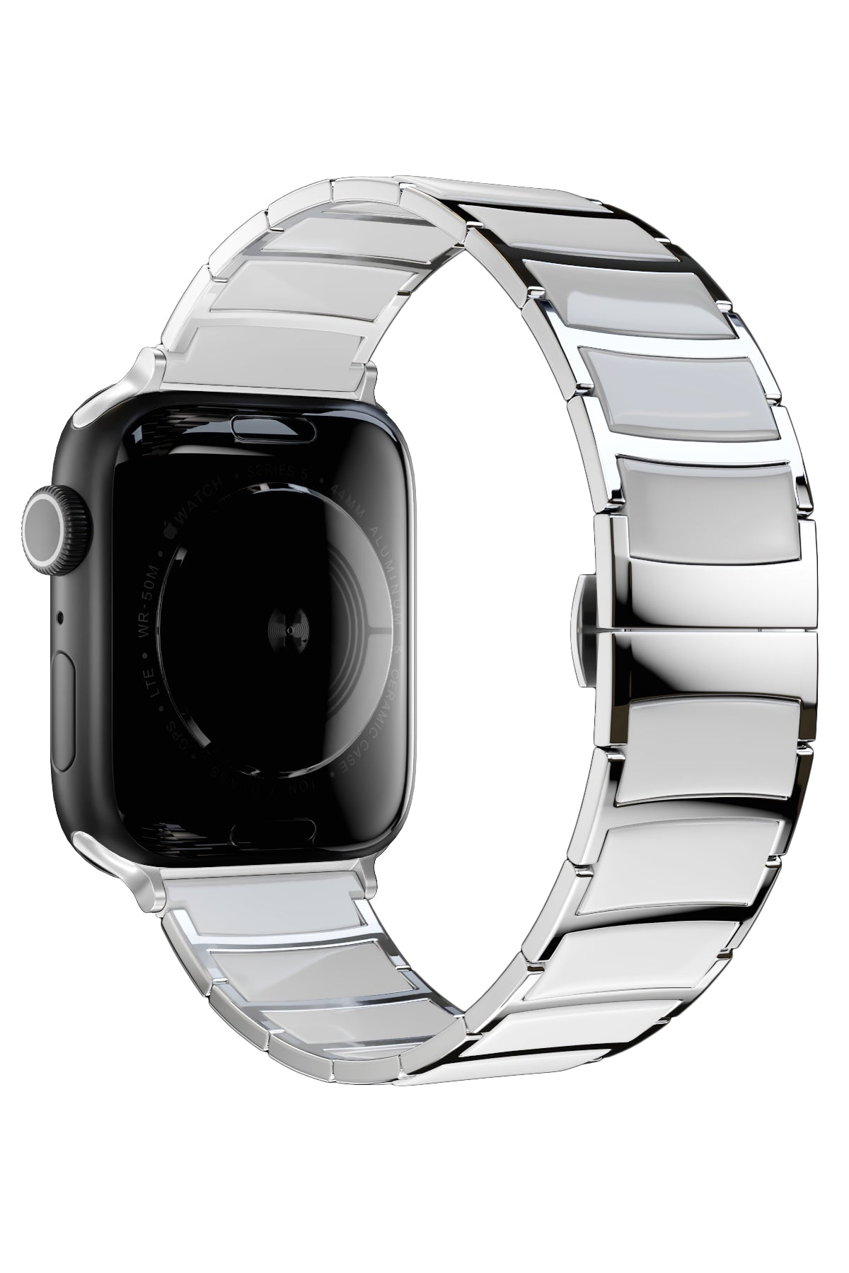 Apple Watch Uyumlu Çelik Seramik Luna Loop Kordon Havlit  bikordon