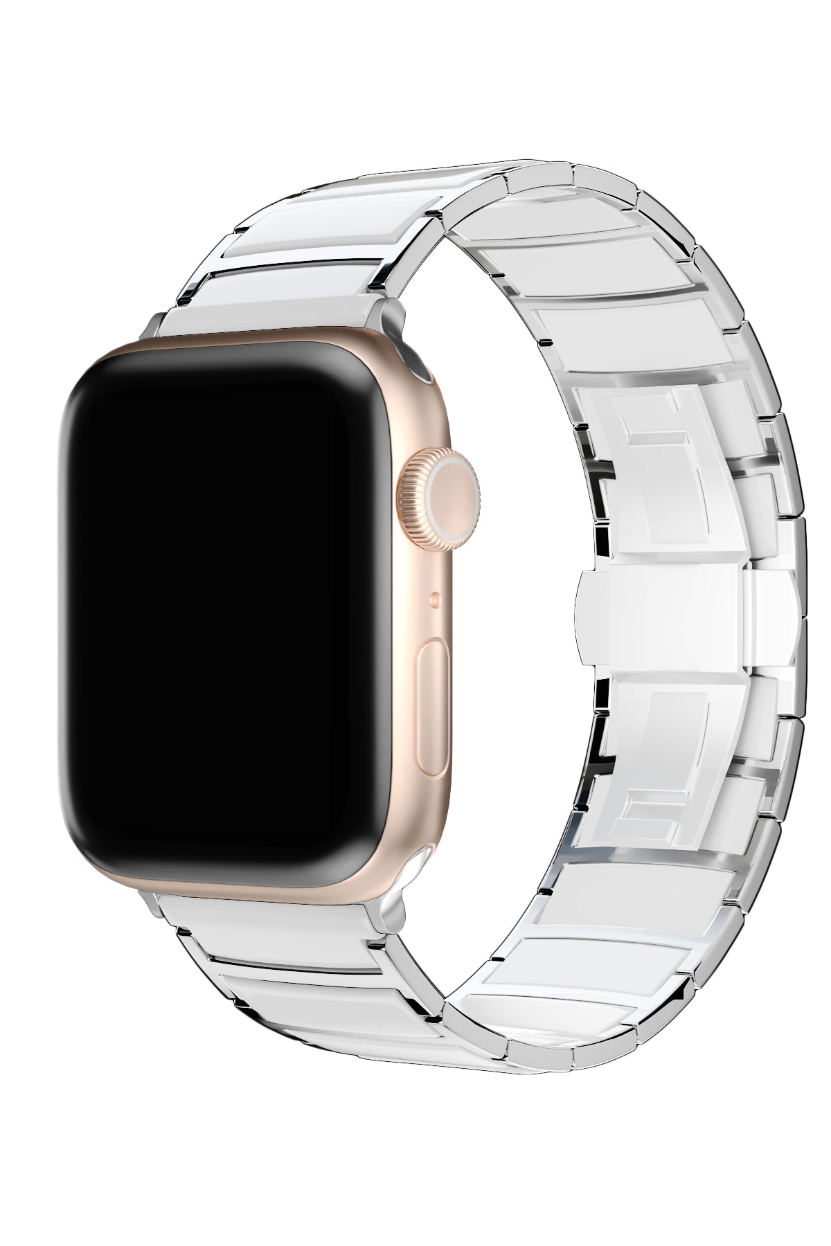 Apple Watch Uyumlu Çelik Seramik Luna Loop Kordon Havlit  bikordon