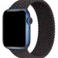 Apple Watch Uyumlu Örgü Loop Kordon Black Night