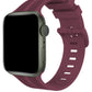 Apple Watch Uyumlu Silikon Line Loop Kordon Mulberry