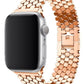 Apple Watch Uyumlu Simetro Loop Çelik Kordon Rose Gold