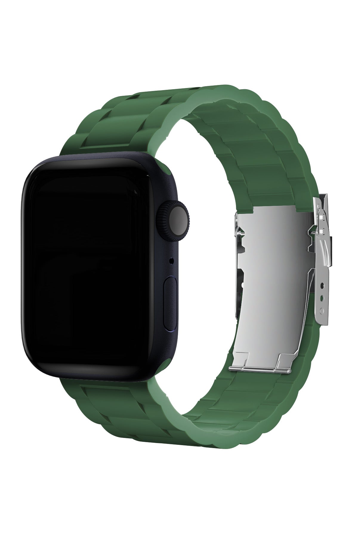 Apple Watch Uyumlu Soft Buckle Silikon Kordon Myrtle  bikordon