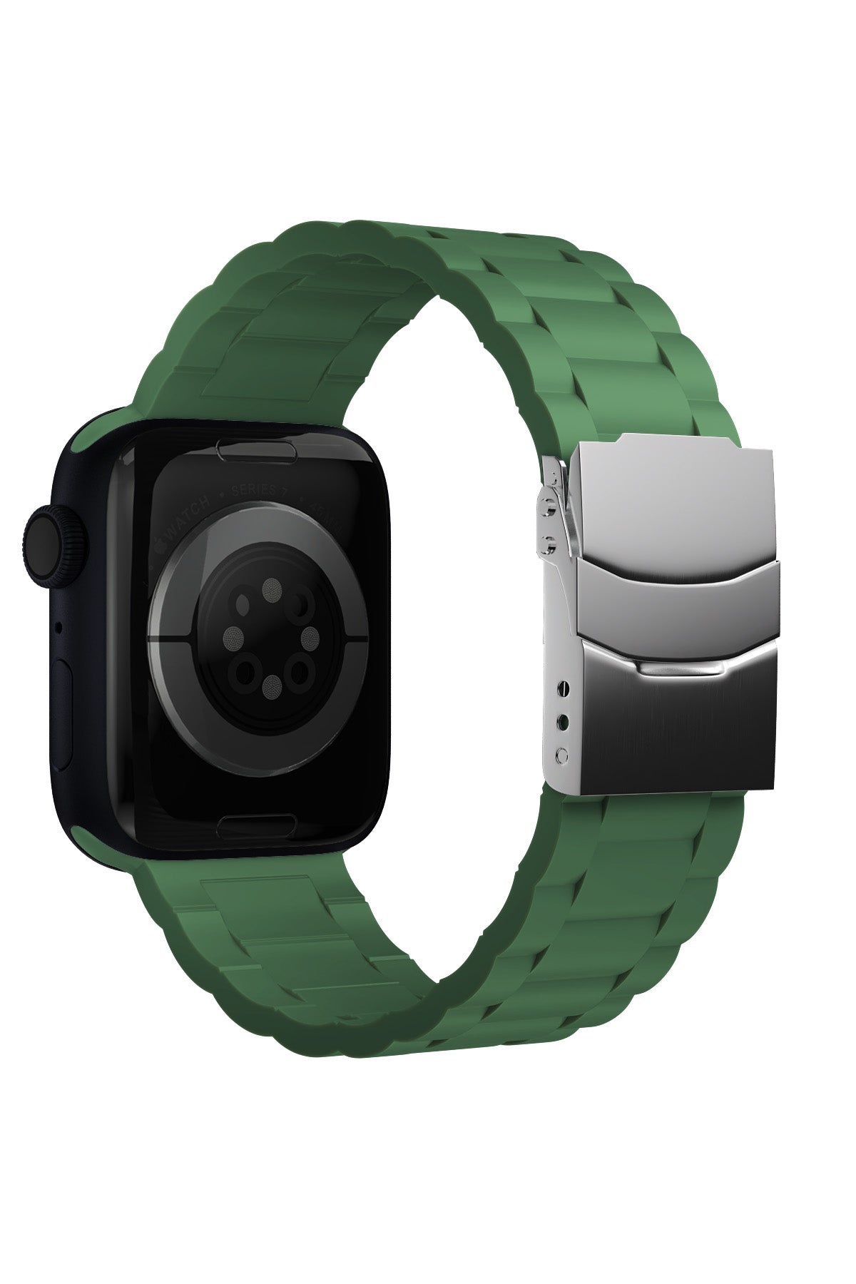 Apple Watch Uyumlu Soft Buckle Silikon Kordon Myrtle  bikordon
