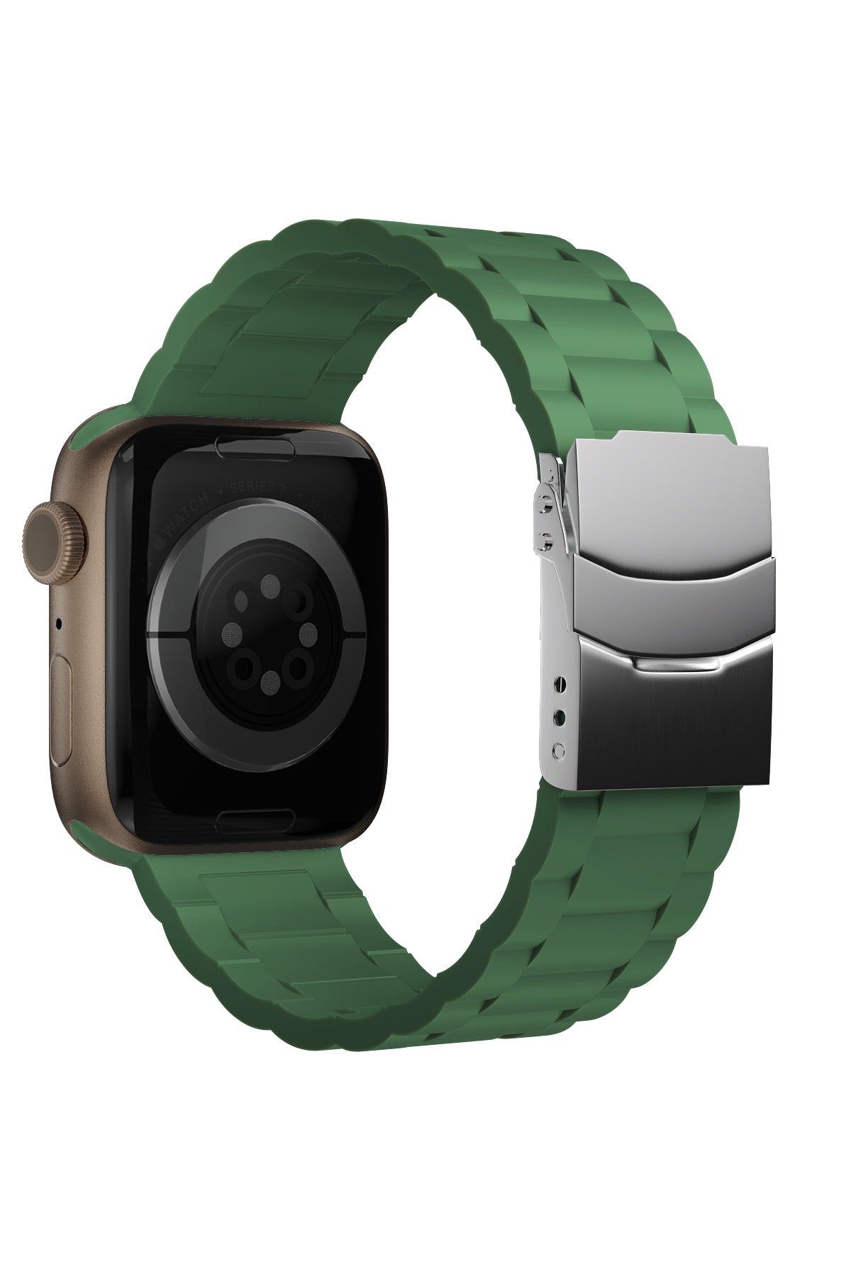 Apple Watch Uyumlu Soft Buckle Silikon Kordon Myrtle  bikordon
