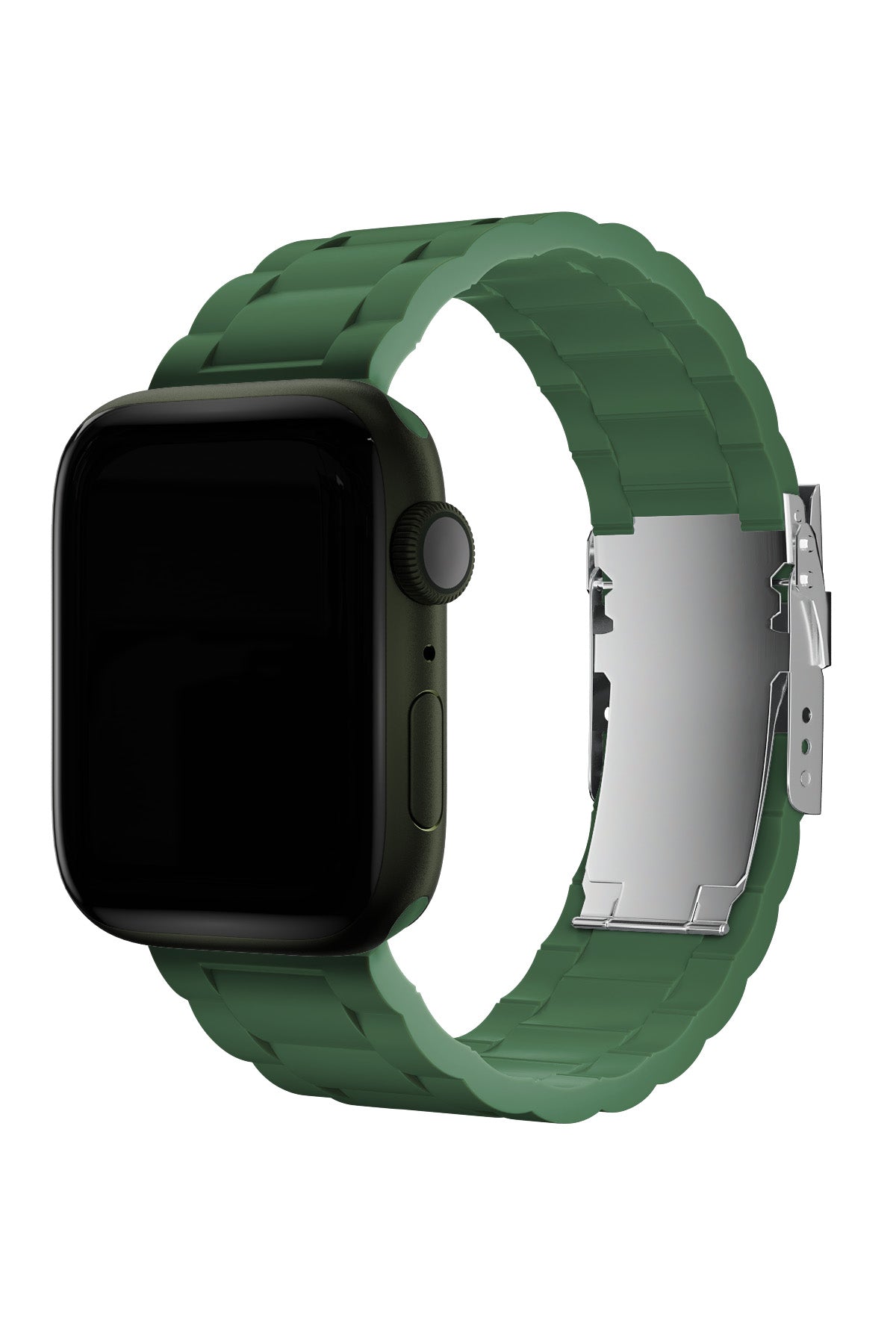 Apple Watch Uyumlu Soft Buckle Silikon Kordon Myrtle  bikordon