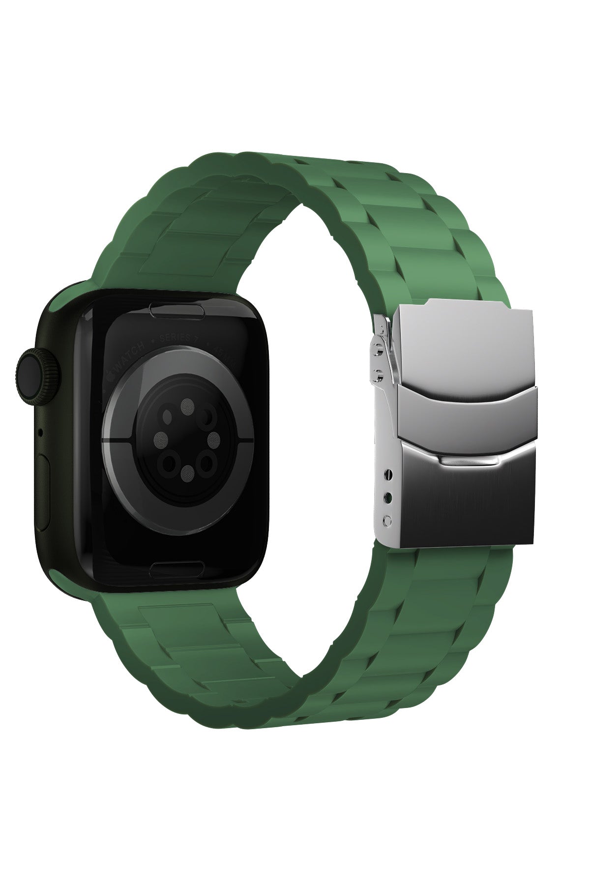 Apple Watch Uyumlu Soft Buckle Silikon Kordon Myrtle  bikordon