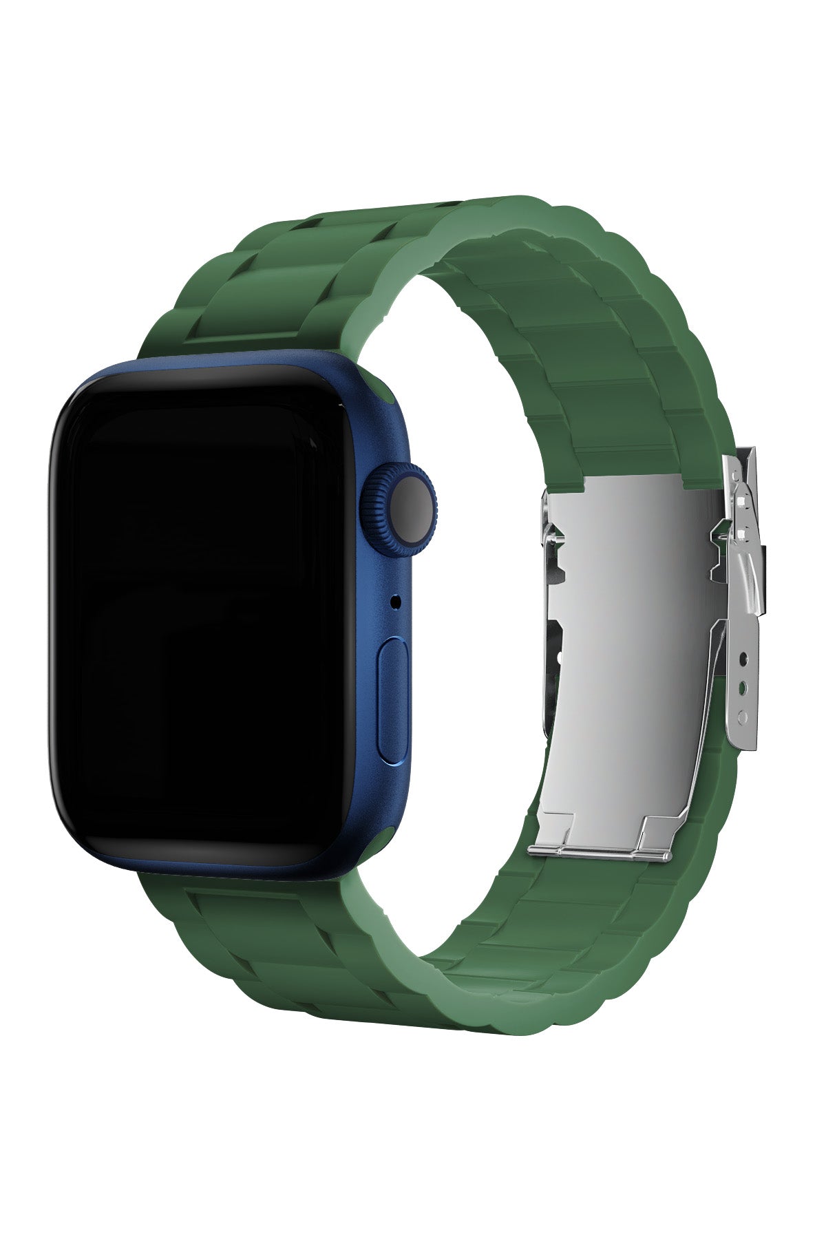 Apple Watch Uyumlu Soft Buckle Silikon Kordon Myrtle  bikordon