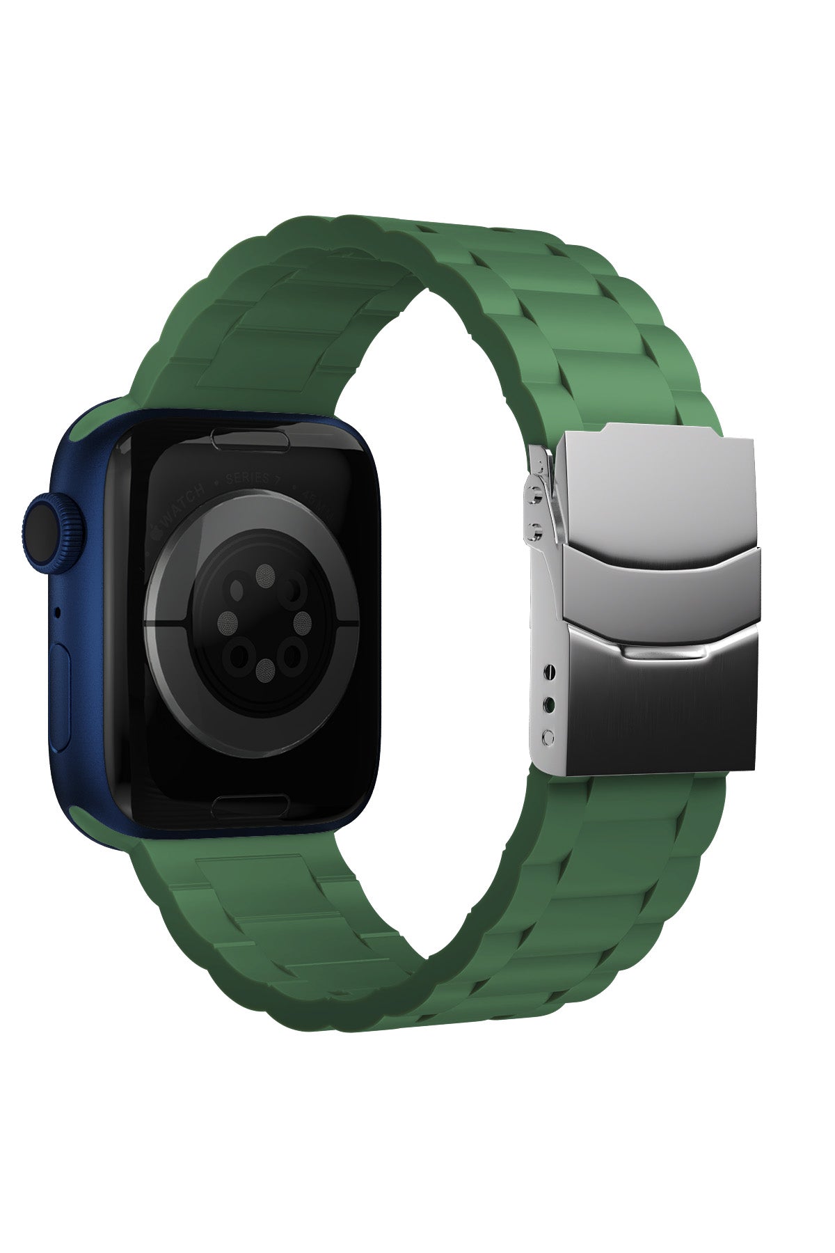 Apple Watch Uyumlu Soft Buckle Silikon Kordon Myrtle  bikordon