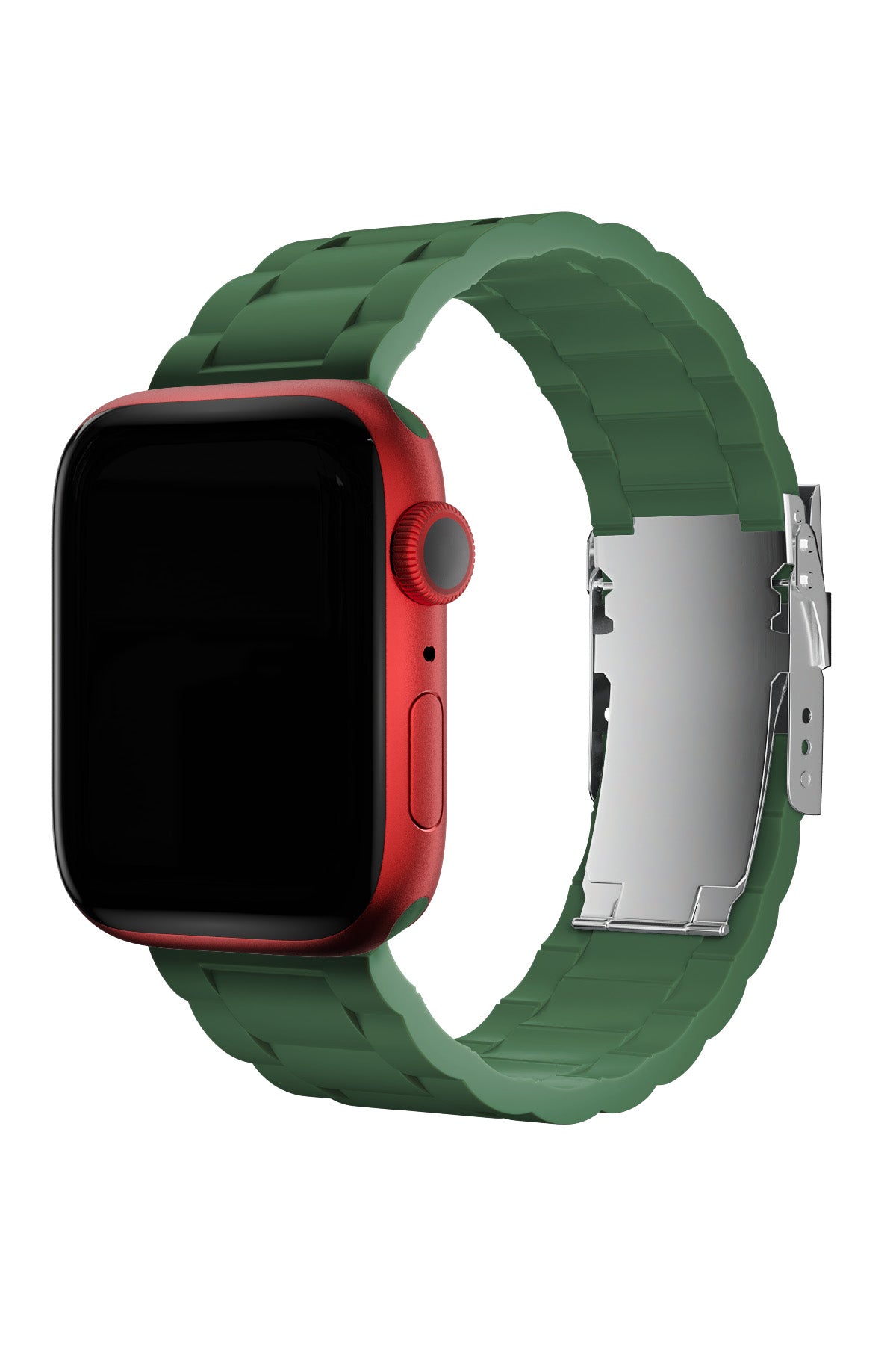 Apple Watch Uyumlu Soft Buckle Silikon Kordon Myrtle  bikordon