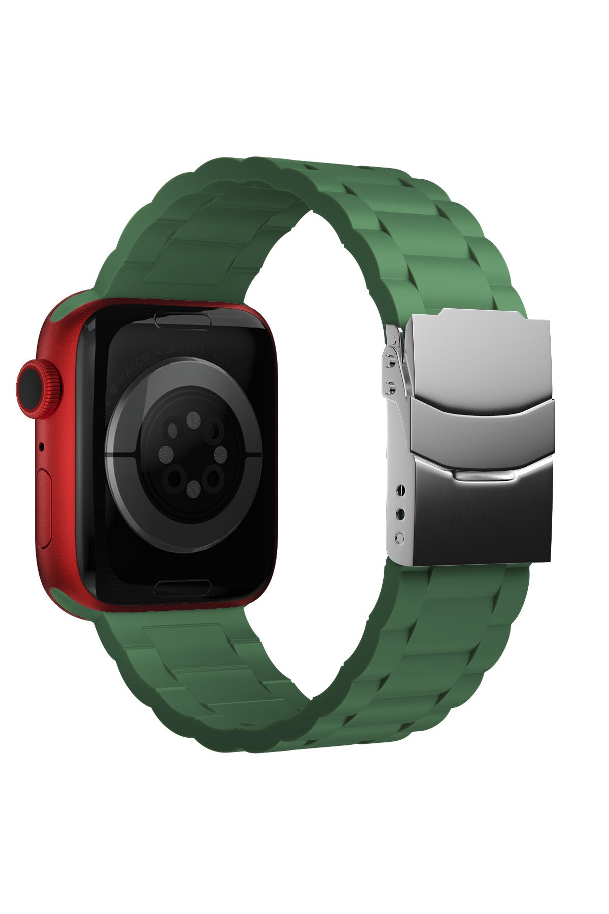 Apple Watch Uyumlu Soft Buckle Silikon Kordon Myrtle  bikordon