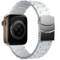 Apple Watch Uyumlu Soft Buckle Silikon Kordon Pearl