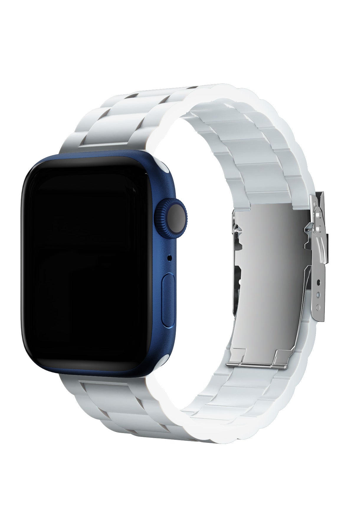 Apple Watch Uyumlu Soft Buckle Silikon Kordon Pearl  bikordon