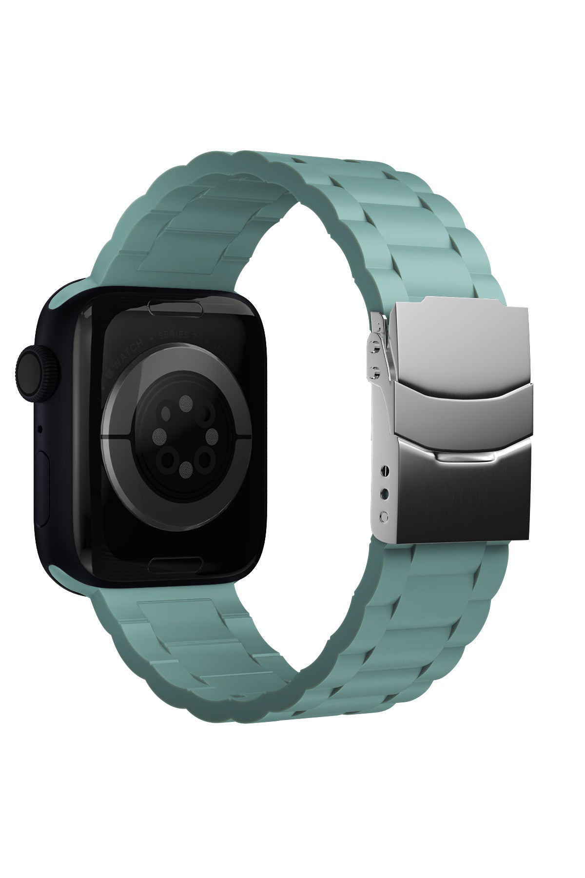 Apple Watch Uyumlu Soft Buckle Silikon Kordon Viridian  bikordon
