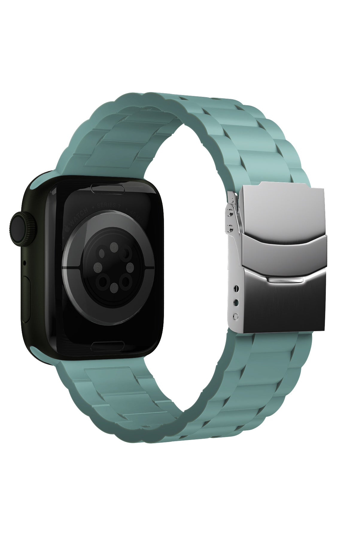 Apple Watch Uyumlu Soft Buckle Silikon Kordon Viridian  bikordon