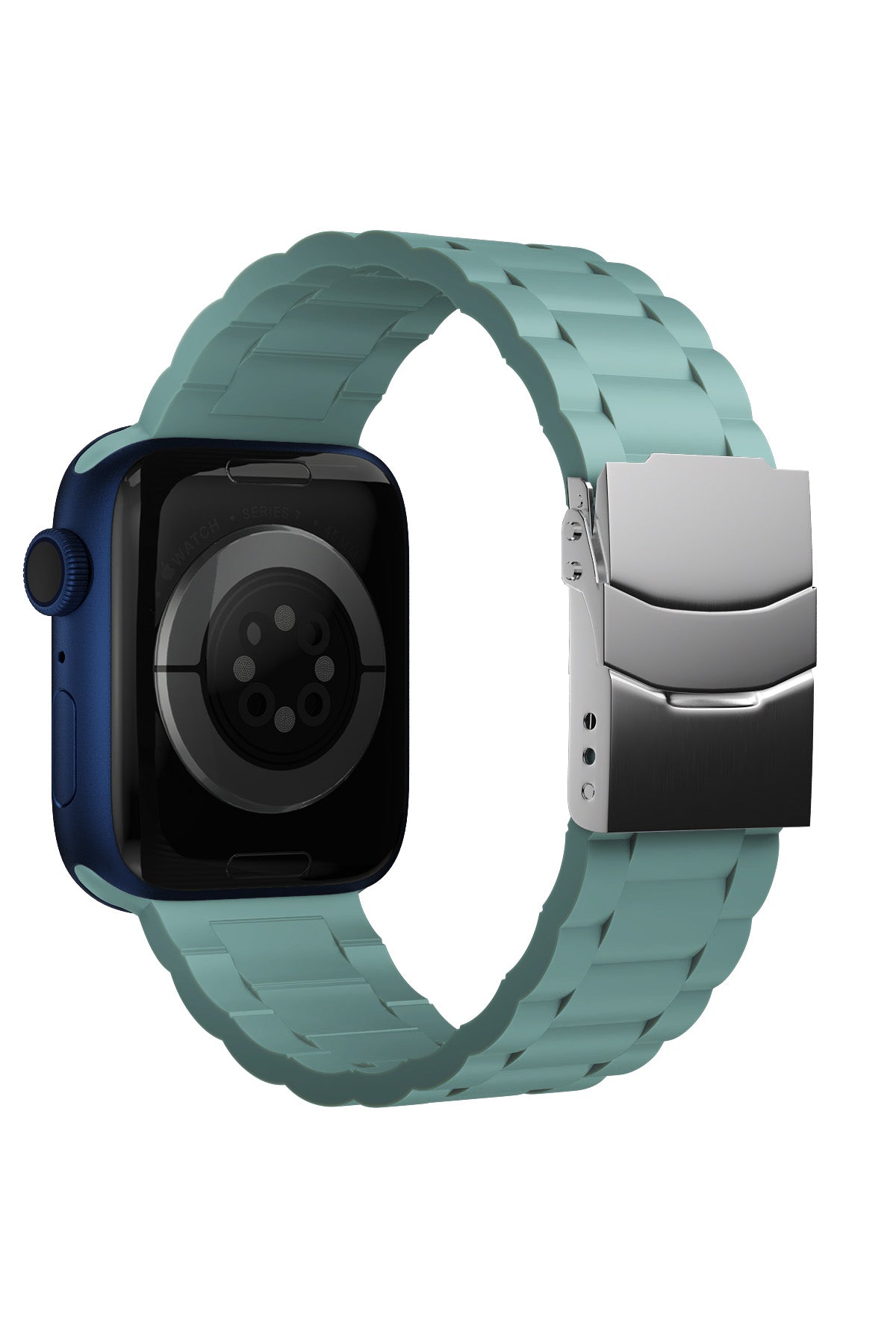 Apple Watch Uyumlu Soft Buckle Silikon Kordon Viridian  bikordon