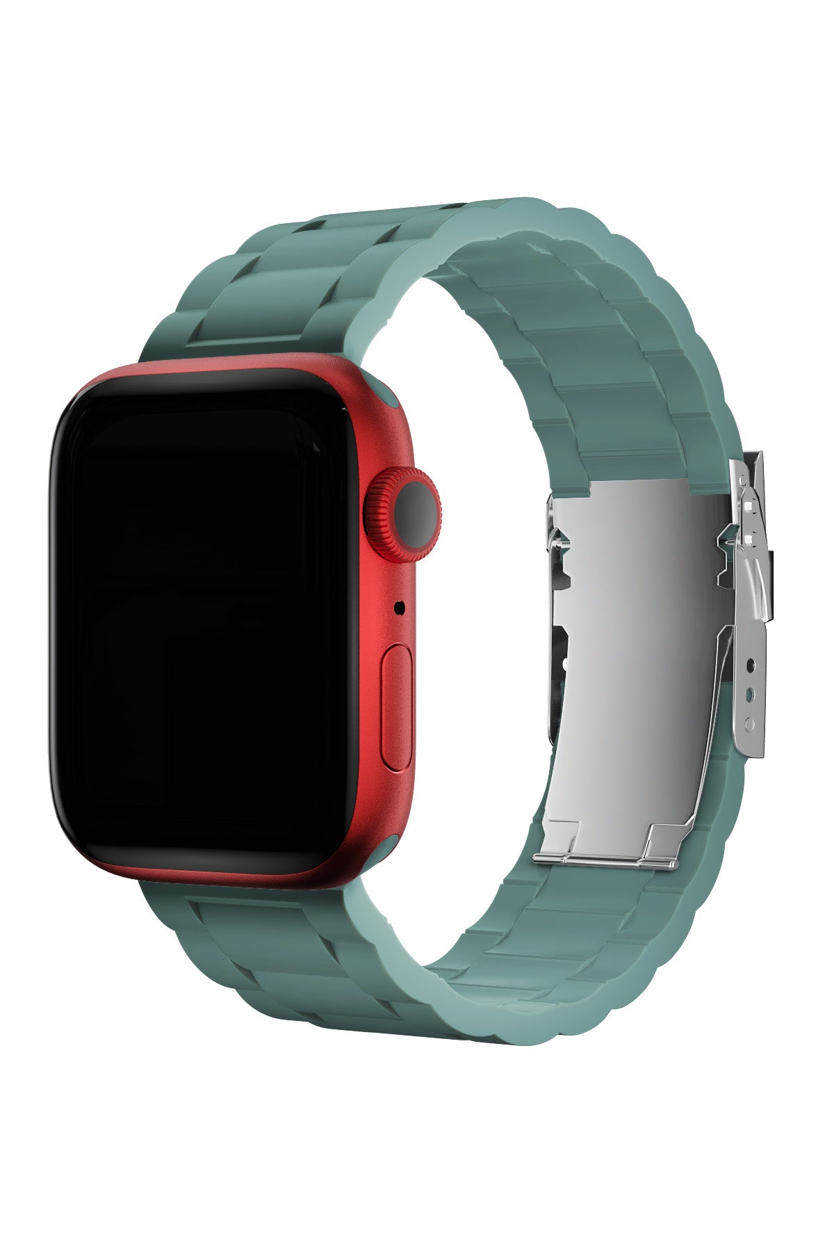 Apple Watch Uyumlu Soft Buckle Silikon Kordon Viridian  bikordon