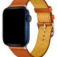 Apple Watch Uyumlu Multi Hole Deri Kordon Orangeade