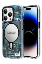 Youngkit Technology iPhone 13 Pro Magsafe Uyumlu Mavi Kılıf Youngkit