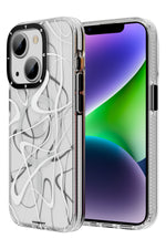 Youngkit Water Ink iPhone 14 Magsafe Beyaz Kılıf Youngkit