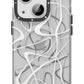 Youngkit Water Ink iPhone 14 Magsafe Beyaz Kılıf