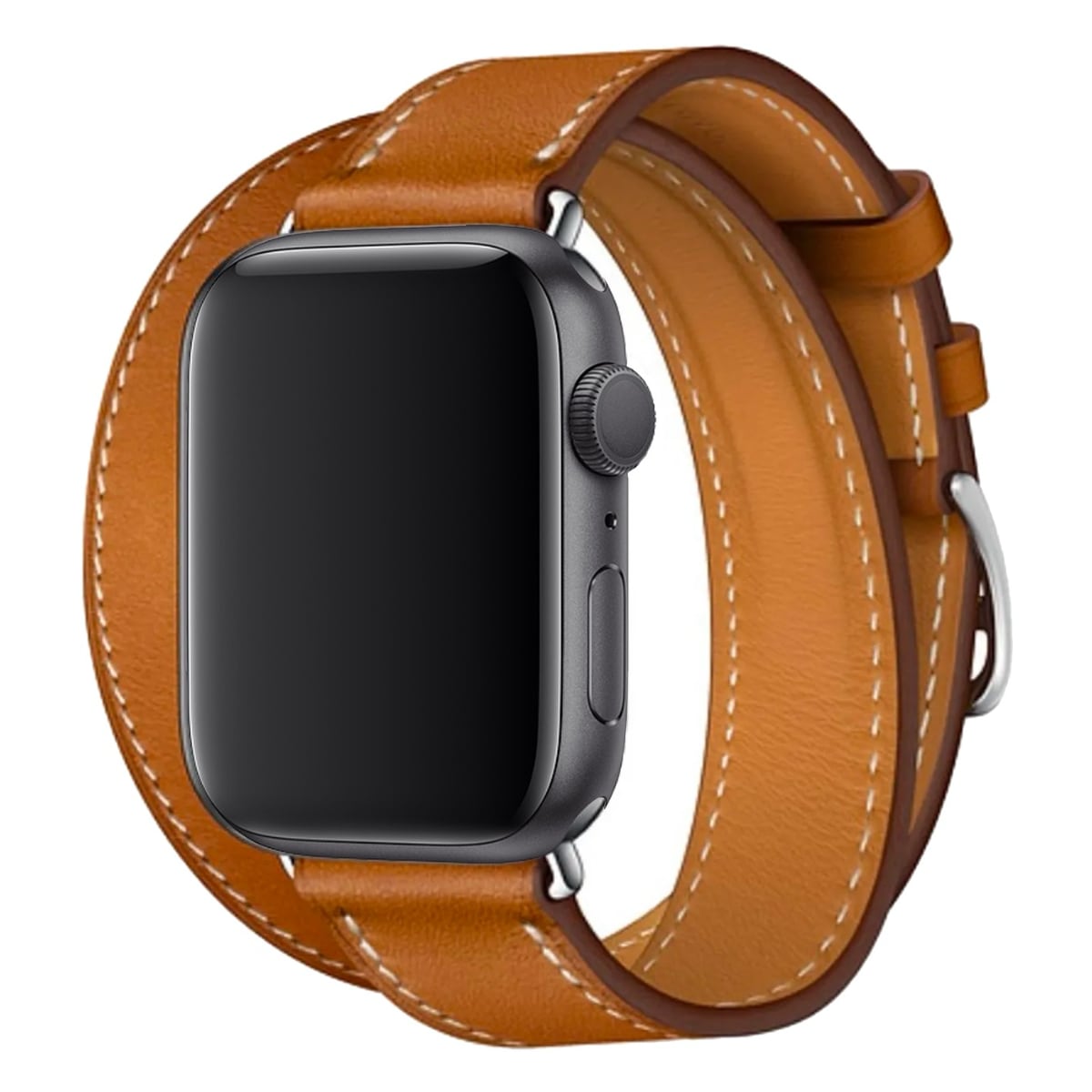 Apple Watch ve Ultra uyumlu Duo Loop deri kordon