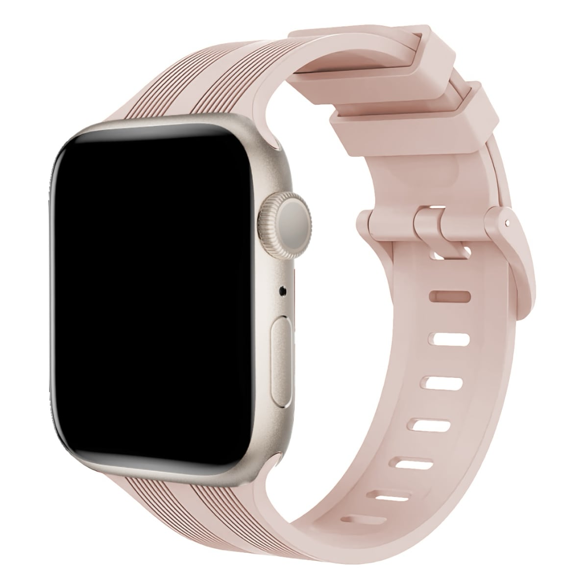Apple Watch ve Ultra uyumlu Line Silikon Loop kordon