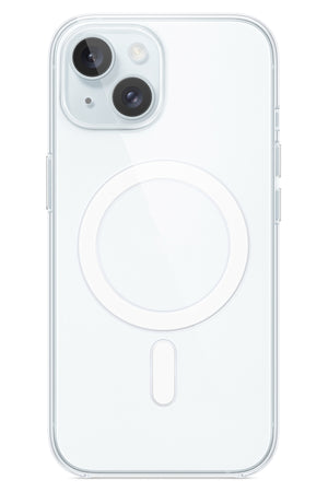 Artoncase iPhone 15 Plus Compatible Magsafe Transparent Thin Non-Yellow Case 